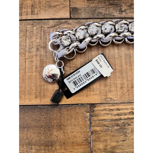 SNÖ of Sweden Bellini Bracelet Womens Silver Crystal Chain Link New with Tags Gi - Picture 6 of 6